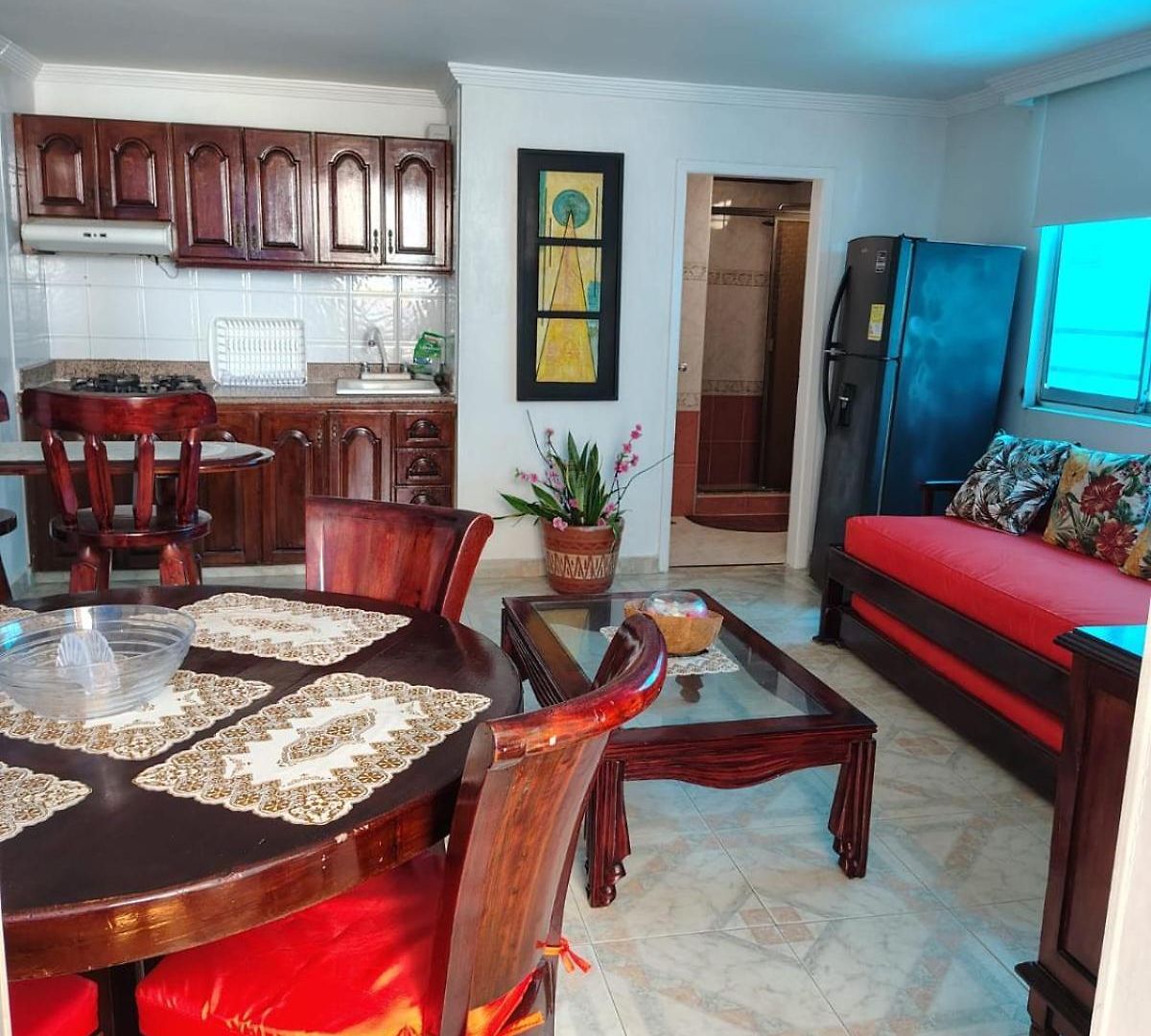 Amoblado En Bocagrande - De Indias Apartamento *